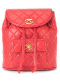 Pre-OwnedCHANEL Pre-Ownedquilted chain backpack