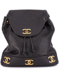 Pre-OwnedCHANEL Pre-Ownedlogo plaque classic backpack
