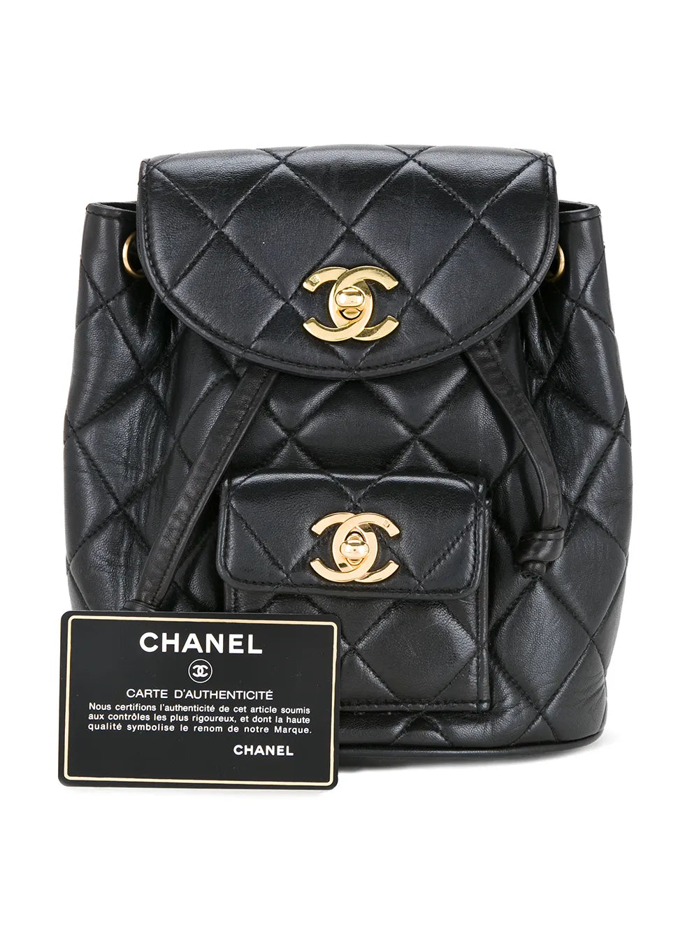 Pre-OwnedCHANEL Pre-Ownedquilted backpack