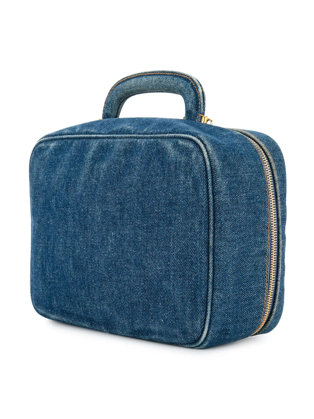 Pre-OwnedCHANEL Pre-Owned1996-1997 denim 2way cosmetic bag