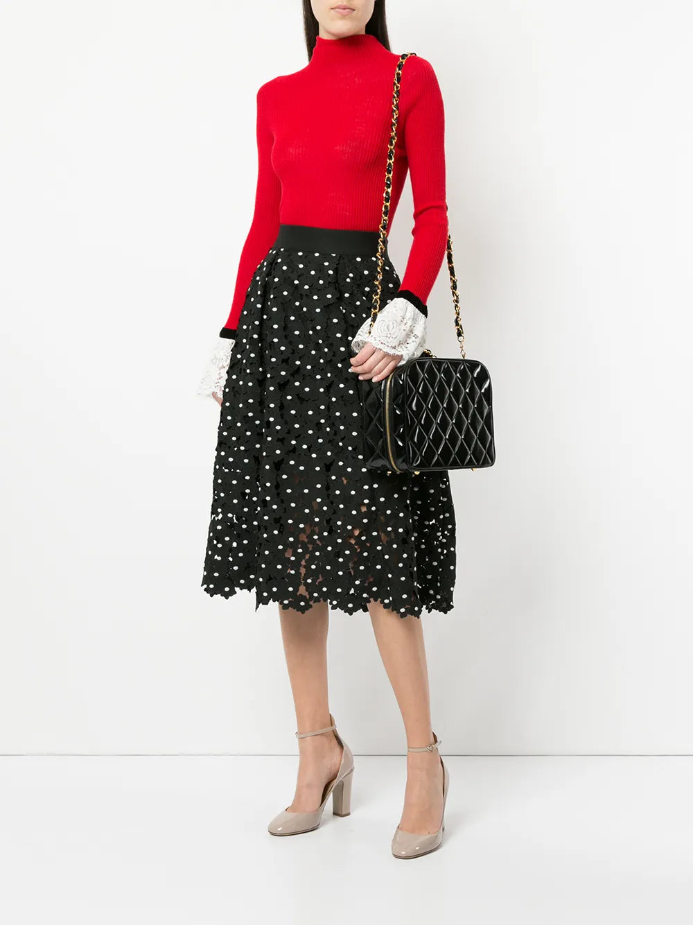 Pre-OwnedCHANEL Pre-Ownedquilted two-way handbag