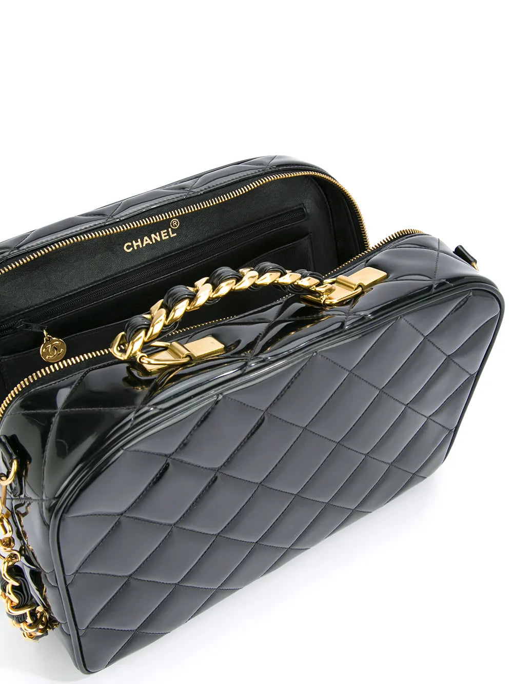 Pre-OwnedCHANEL Pre-Ownedquilted two-way handbag