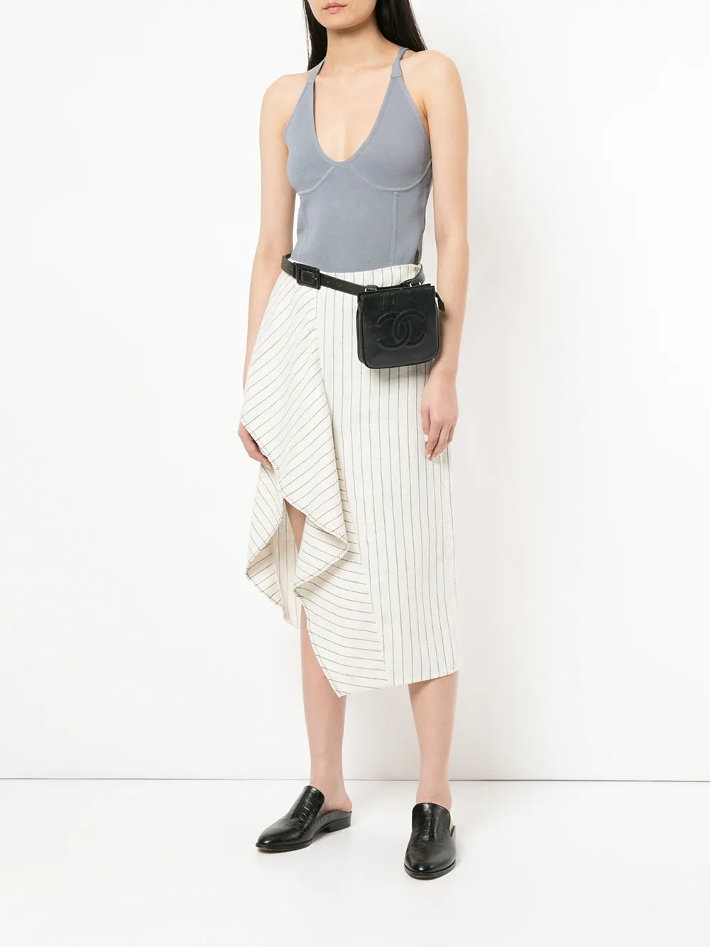 Pre-OwnedCHANEL Pre-OwnedCC Stitch Waist Bag