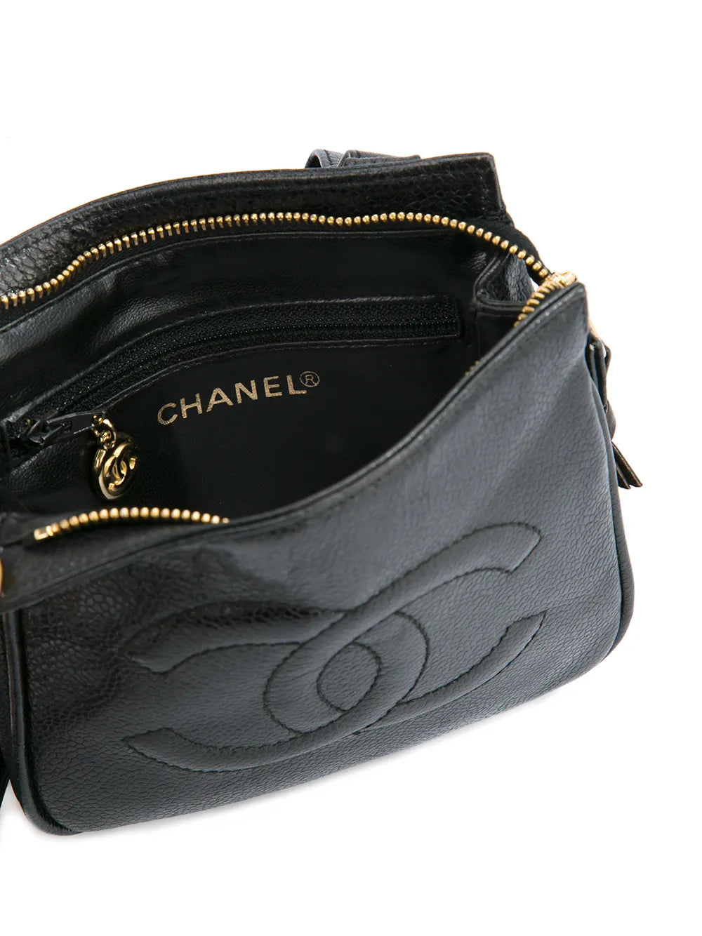 Pre-OwnedCHANEL Pre-OwnedCC Stitch Waist Bag
