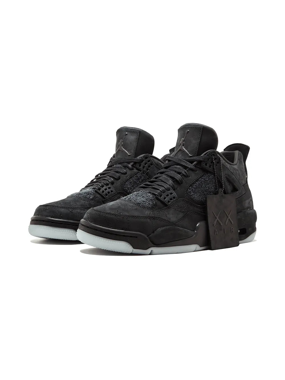Jordan X Kaws Air Jordan 4 Retro Black Sneakers