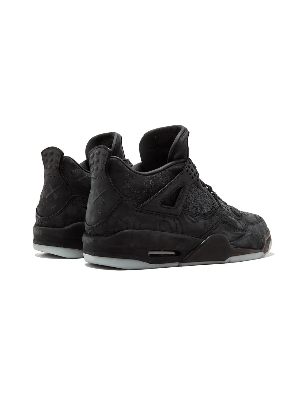 Jordan X Kaws Air Jordan 4 Retro Black Sneakers