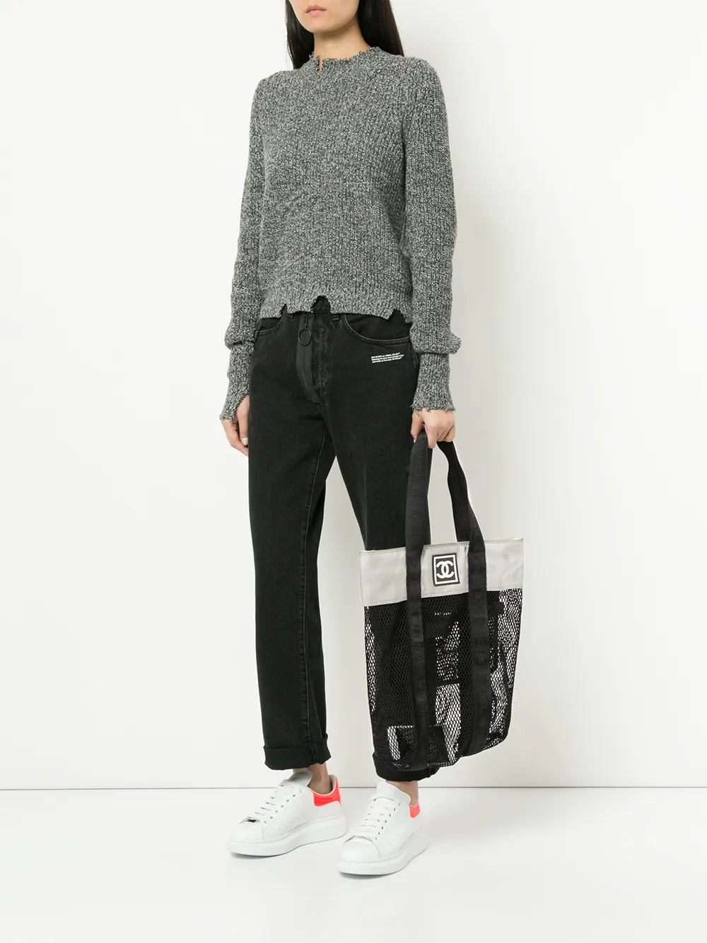 Pre-OwnedCHANEL Pre-OwnedSports Line shopping bag