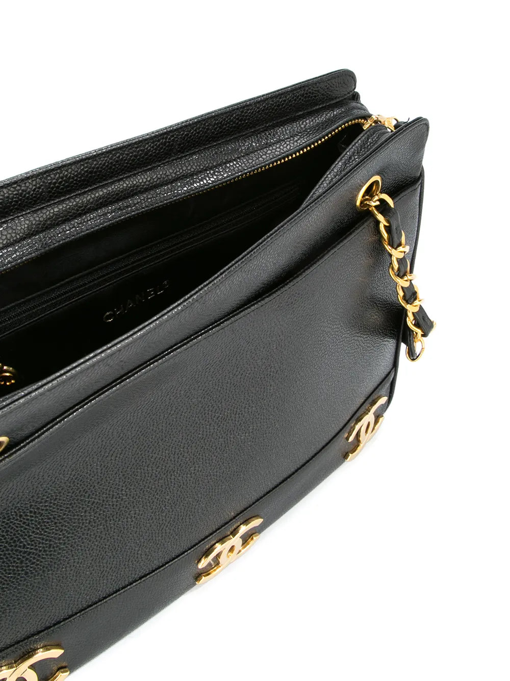 Pre-OwnedCHANEL Pre-Owned1994-1996 interlocking CCs shoulder bag
