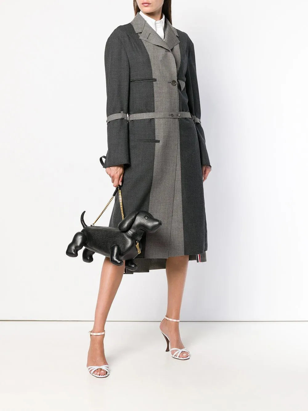 Thom BrowneHector leather shoulder bag
