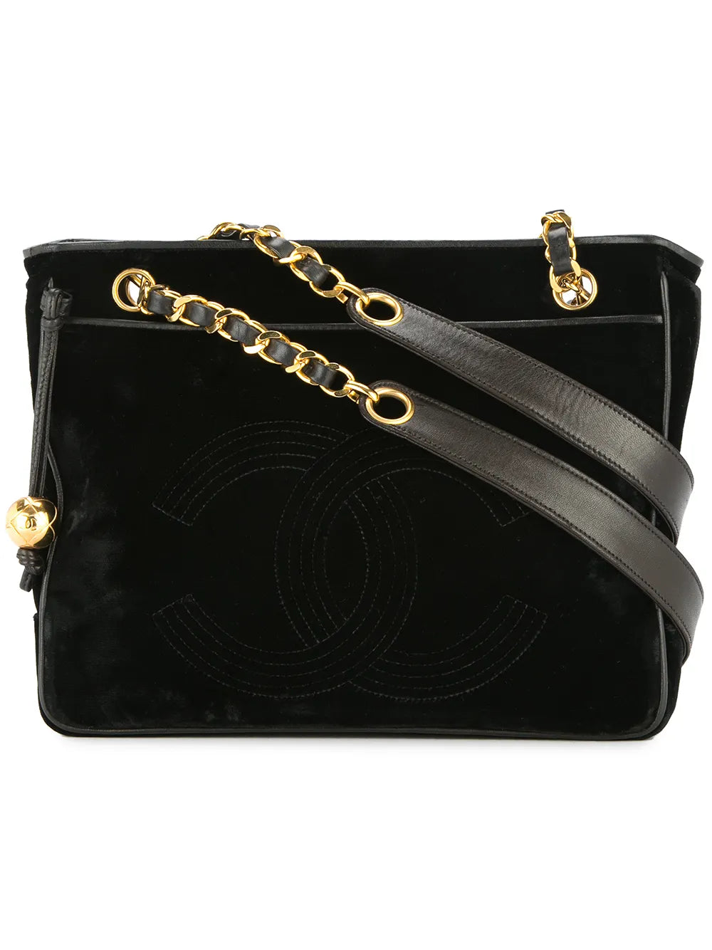 Pre-OwnedCHANEL Pre-Owned1992 CC logo shoulder bag