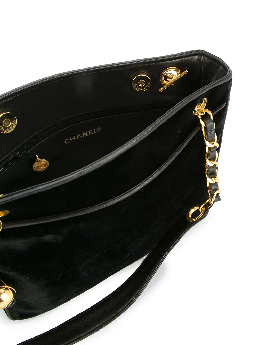 Pre-OwnedCHANEL Pre-Owned1992 CC logo shoulder bag