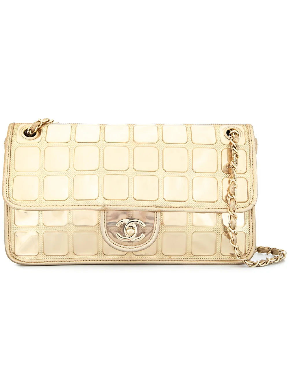 Pre-OwnedCHANEL Pre-Owned2006-2008 Ice Cube CC logo chain shoulder bag