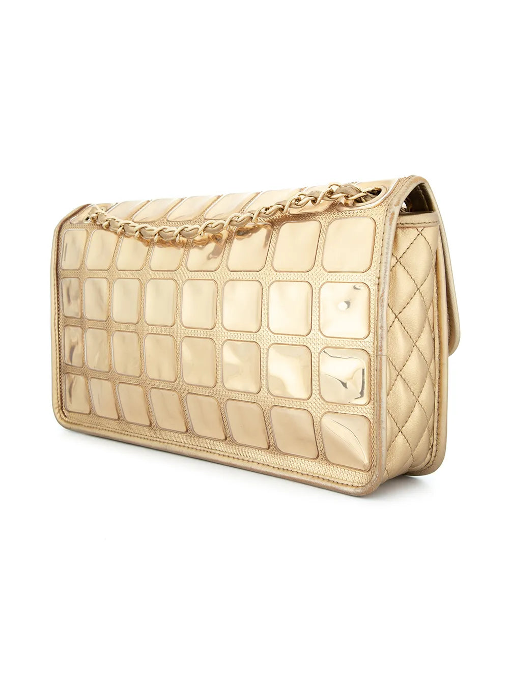 Pre-OwnedCHANEL Pre-Owned2006-2008 Ice Cube CC logo chain shoulder bag