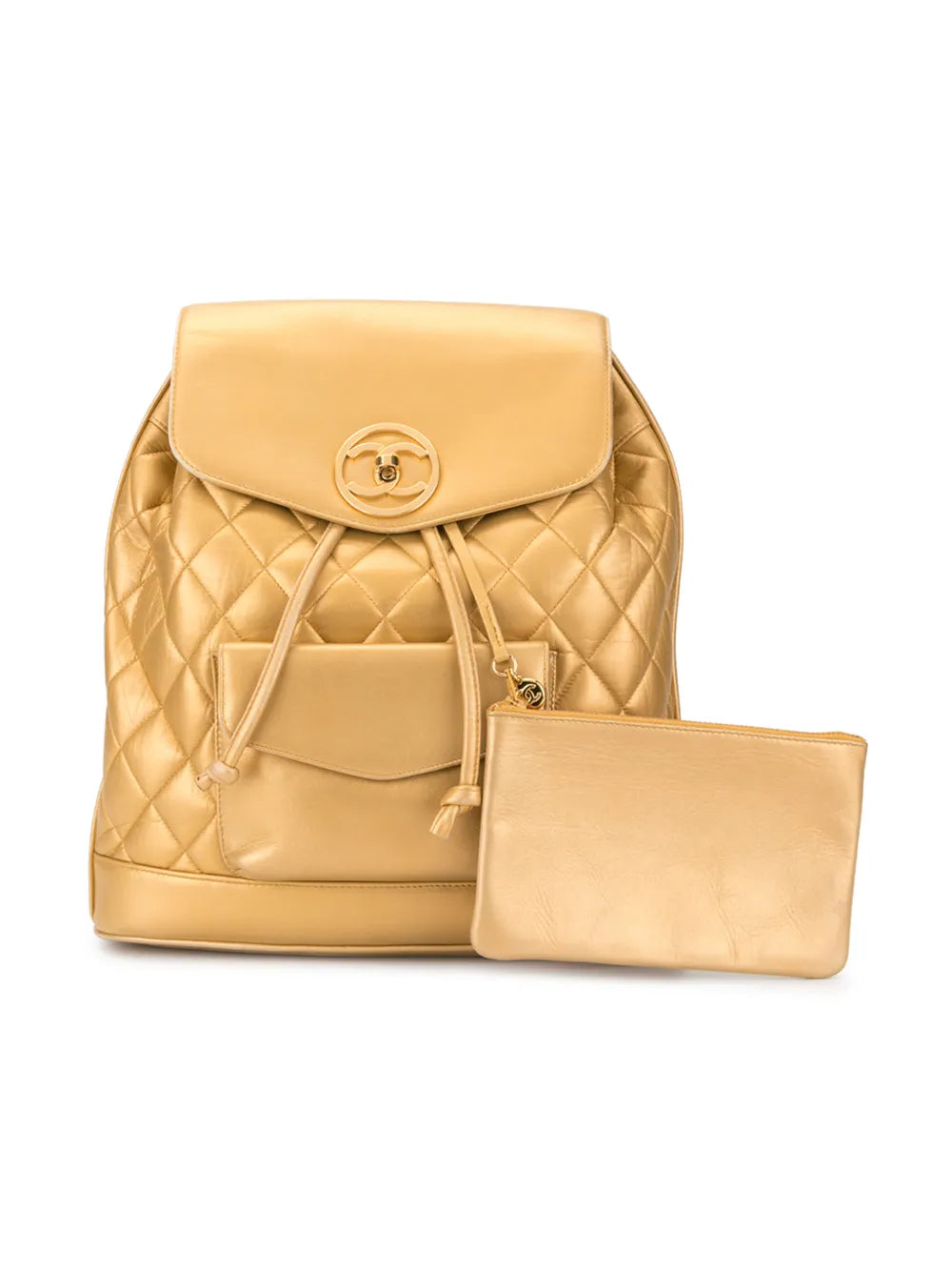 Pre-OwnedCHANEL Pre-Ownedcircle turn-lock backpack