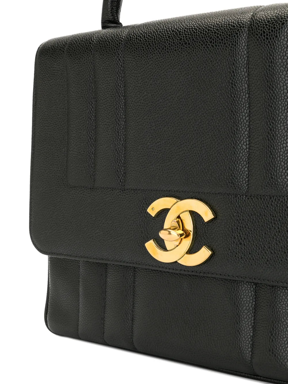 Pre-OwnedCHANEL Pre-Ownedcaviar skin Mademoiselle stitch handbag