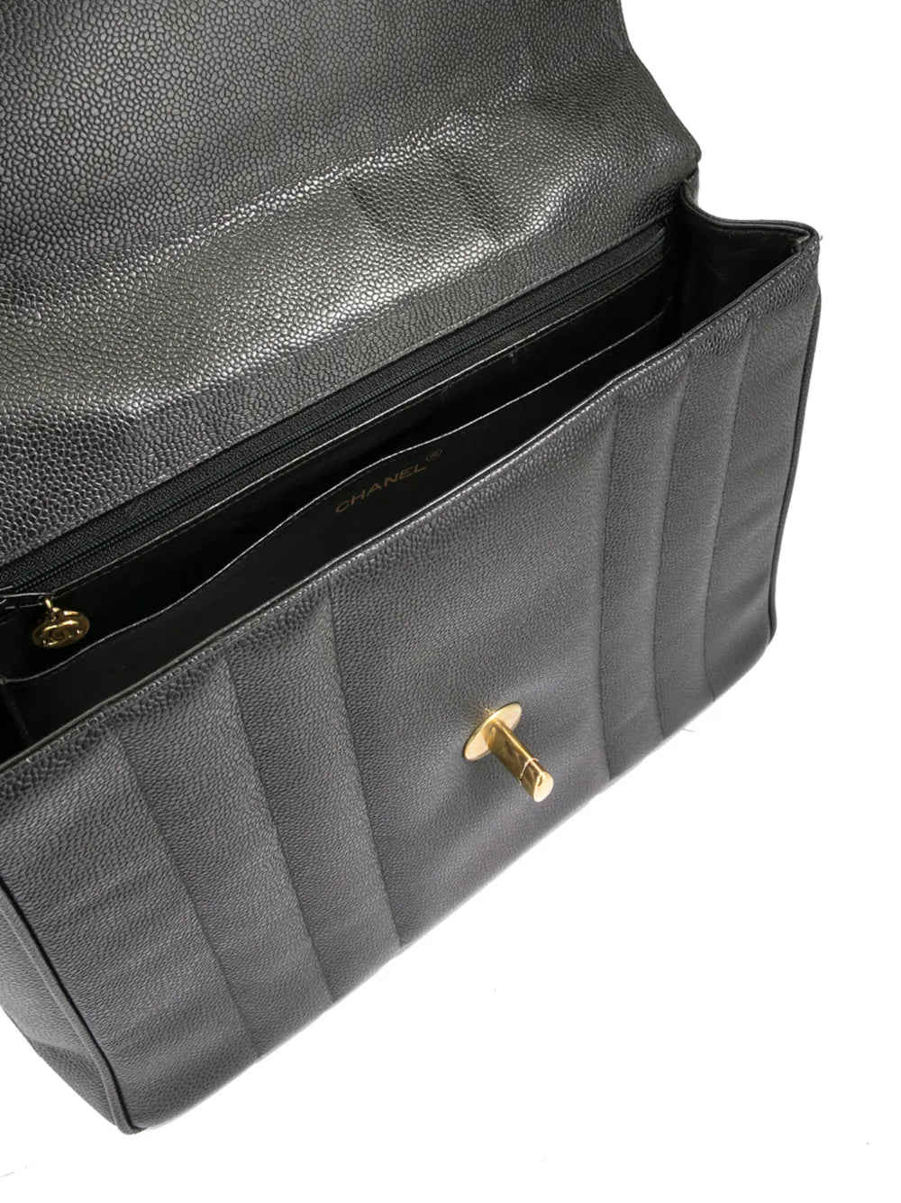 Pre-OwnedCHANEL Pre-Ownedcaviar skin Mademoiselle stitch handbag