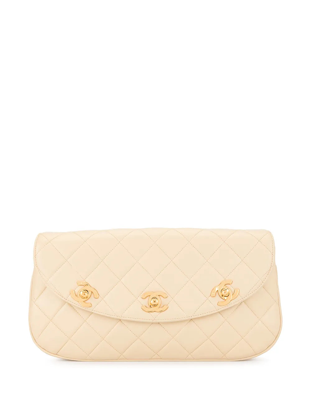 Pre-OwnedCHANEL Pre-Owned1991-1994 CC quilted clutch bag