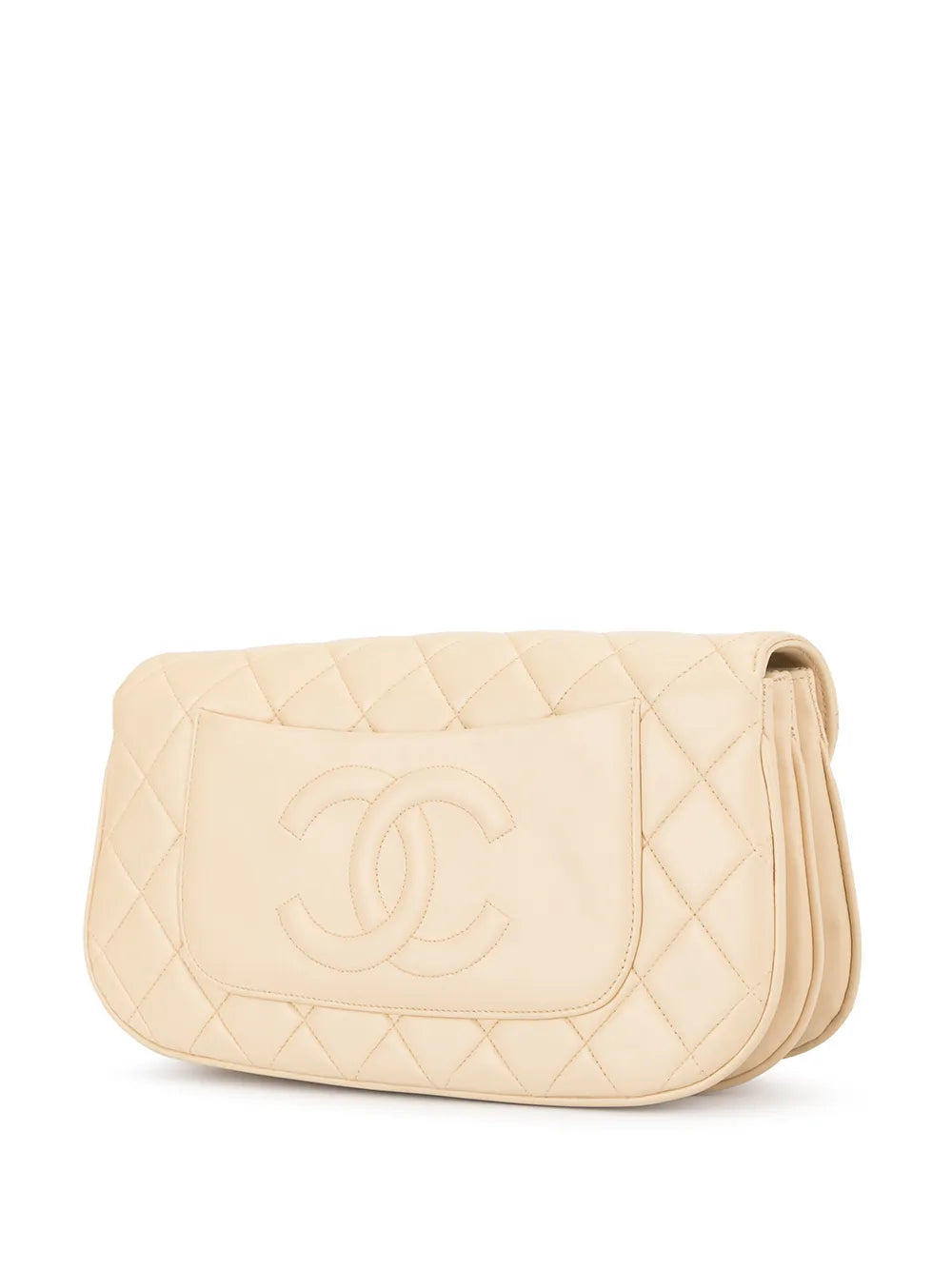 Pre-OwnedCHANEL Pre-Owned1991-1994 CC quilted clutch bag