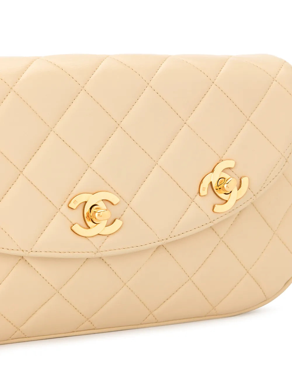 Pre-OwnedCHANEL Pre-Owned1991-1994 CC quilted clutch bag
