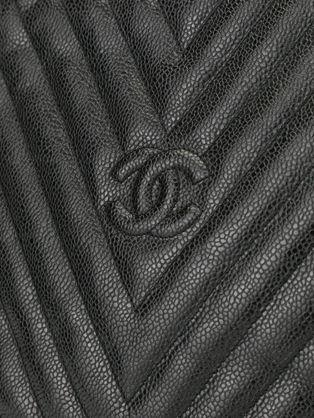 Pre-OwnedCHANEL Pre-OwnedV Stitch Fringe Hand Bag