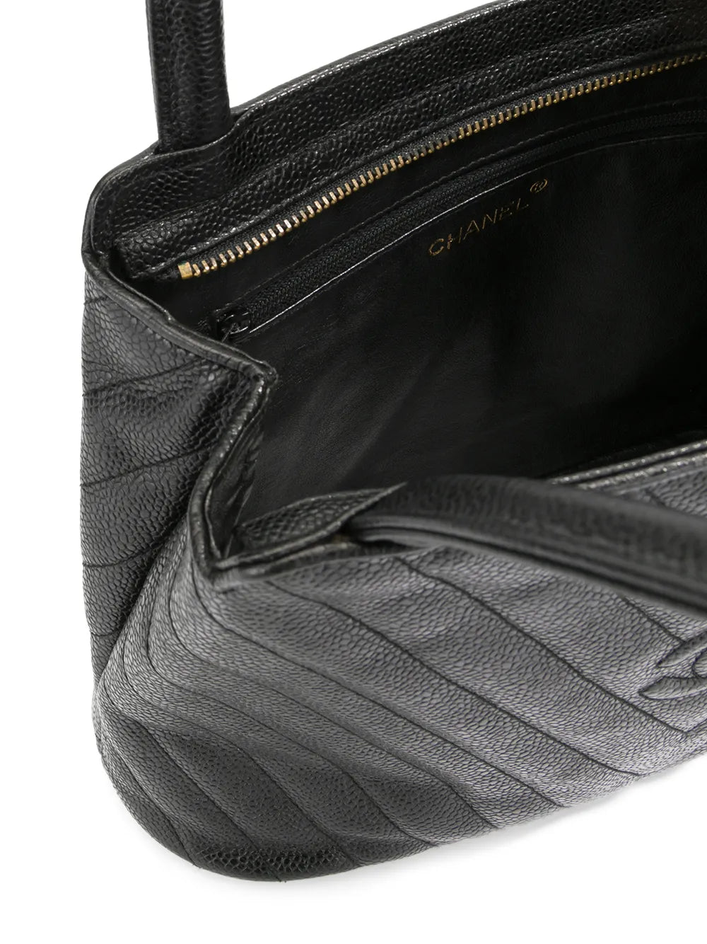 Pre-OwnedCHANEL Pre-OwnedV Stitch Fringe Hand Bag