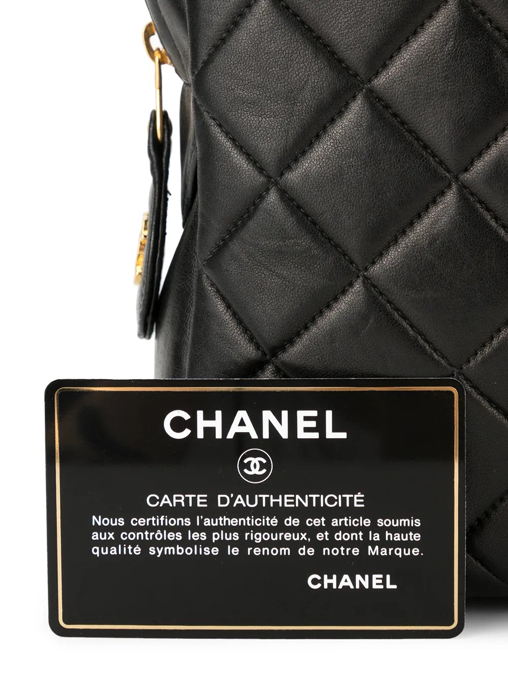 Pre-OwnedCHANEL Pre-Owned1997's CC Mark Charm Chain tote