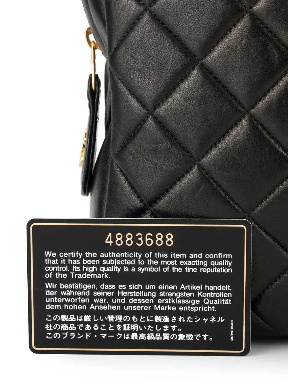 Pre-OwnedCHANEL Pre-Owned1997's CC Mark Charm Chain tote