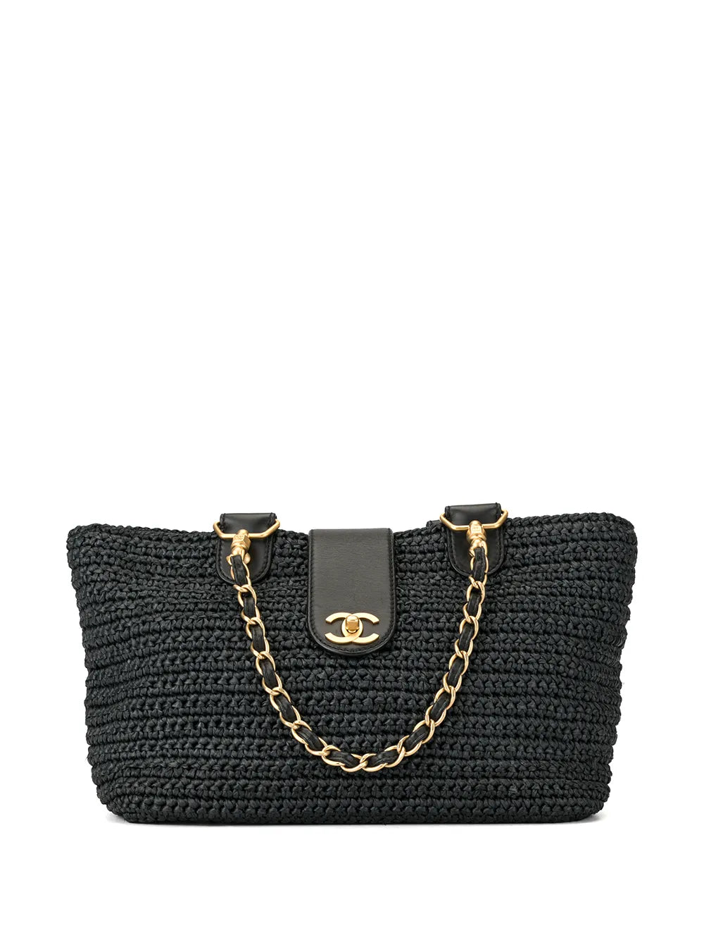 Pre-OwnedCHANEL Pre-Ownedbasket double chain tote