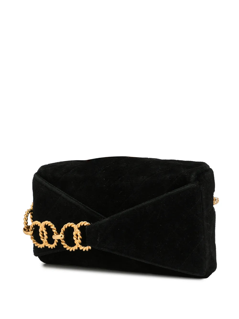Pre-OwnedCHANEL Pre-Owned1997 quilted chain belt bag