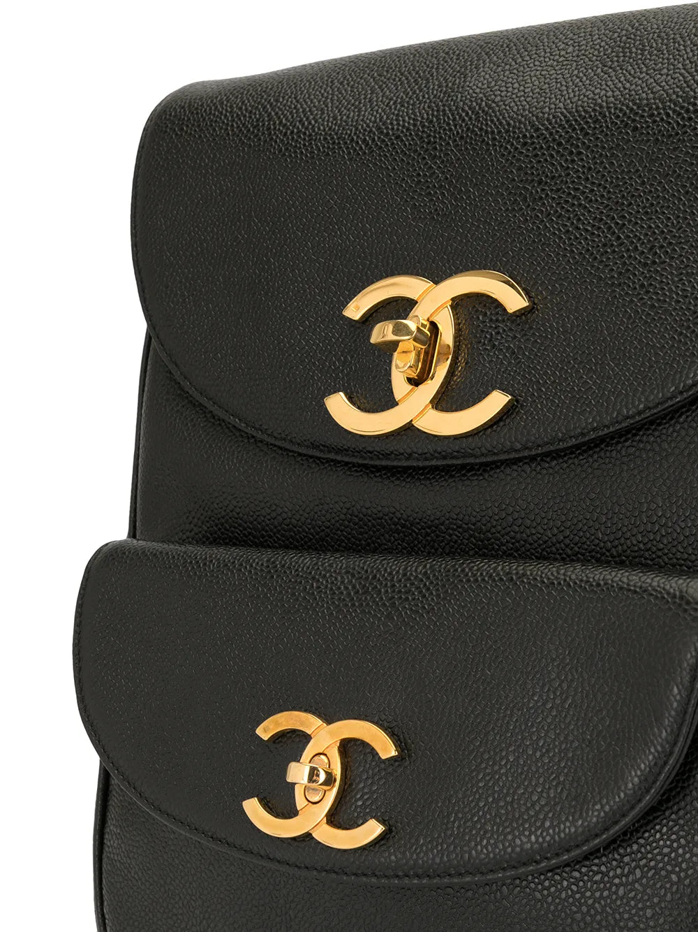 Pre-OwnedCHANEL Pre-Owned1995 CC flap backpack