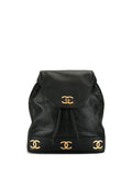 Pre-OwnedCHANEL Pre-Owned1992 triple cc logo backpack