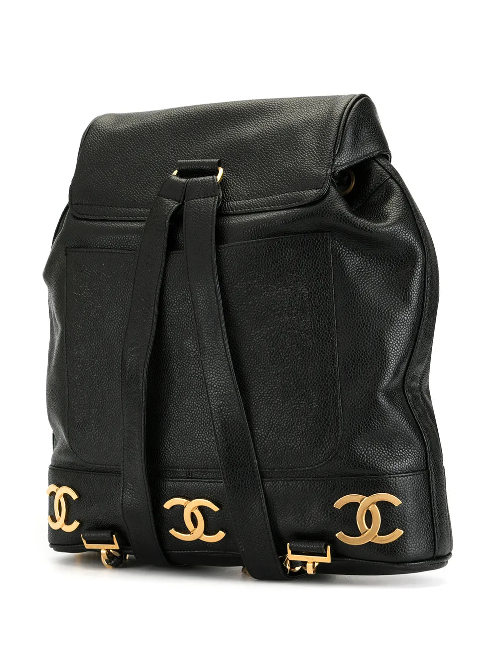 Pre-OwnedCHANEL Pre-Owned1992 triple cc logo backpack