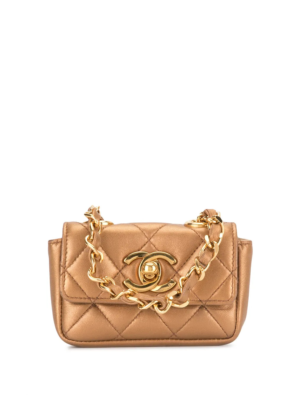 Pre-OwnedCHANEL Pre-Owned1992 mini diamond quilted tote