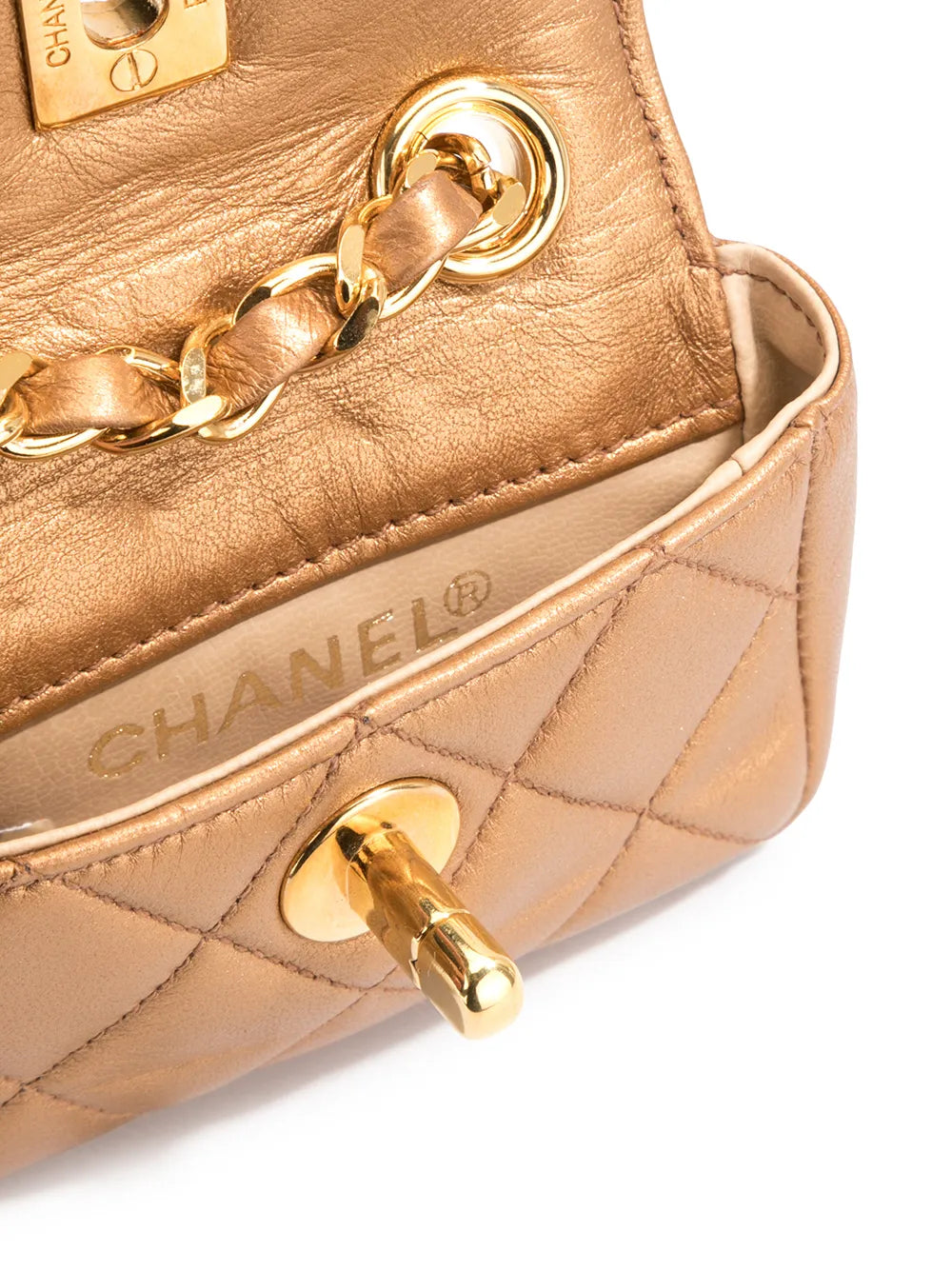 Pre-OwnedCHANEL Pre-Owned1992 mini diamond quilted tote
