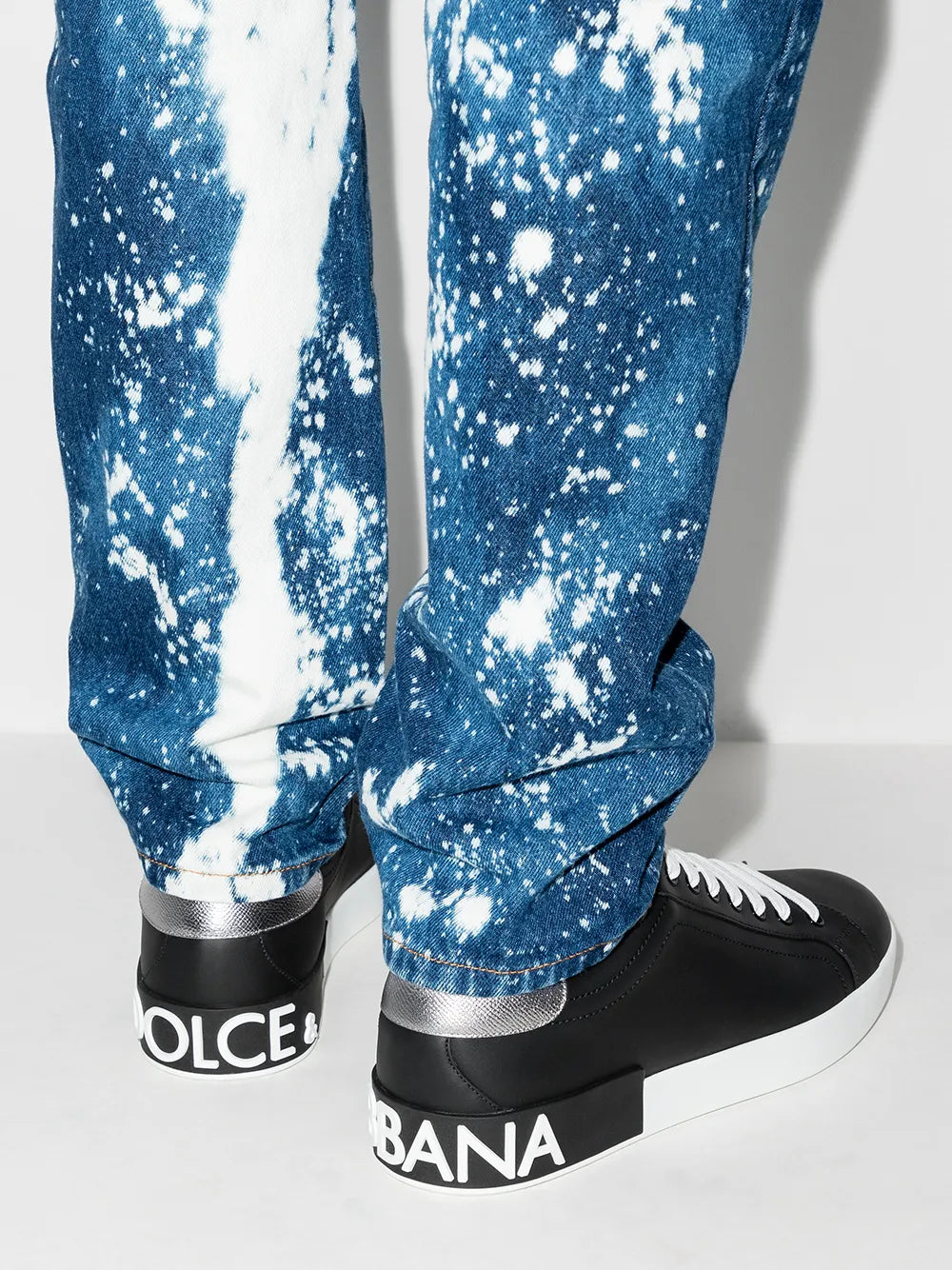 Dolce & Gabbana Portofino Leather Sneakers