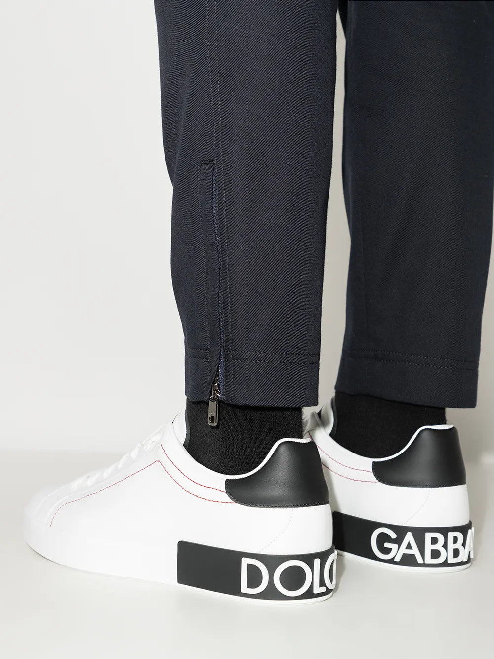 Dolce & Gabbana Portofino Leather Sneakers
