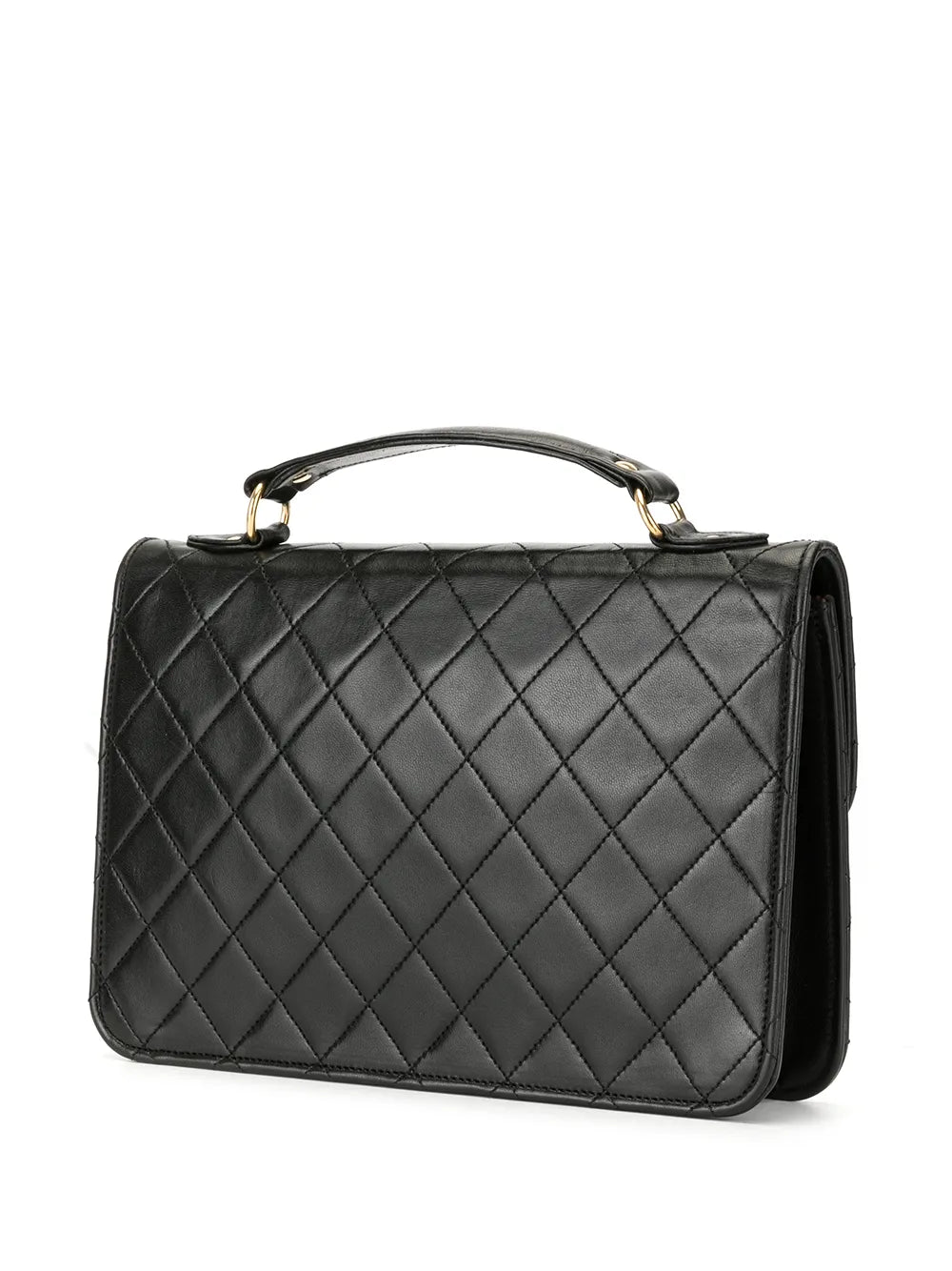 Pre-OwnedCHANEL Pre-Owned1990s CC diamond-quilted 2way bag