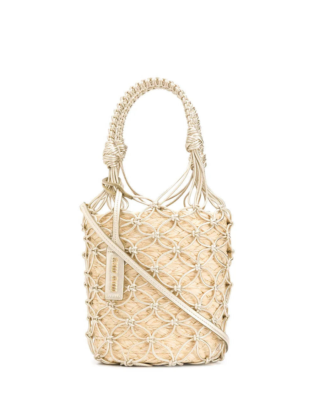 Miu Miuwoven bucket bag