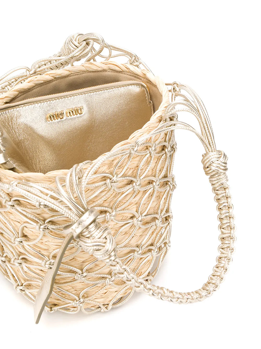 Miu Miuwoven bucket bag