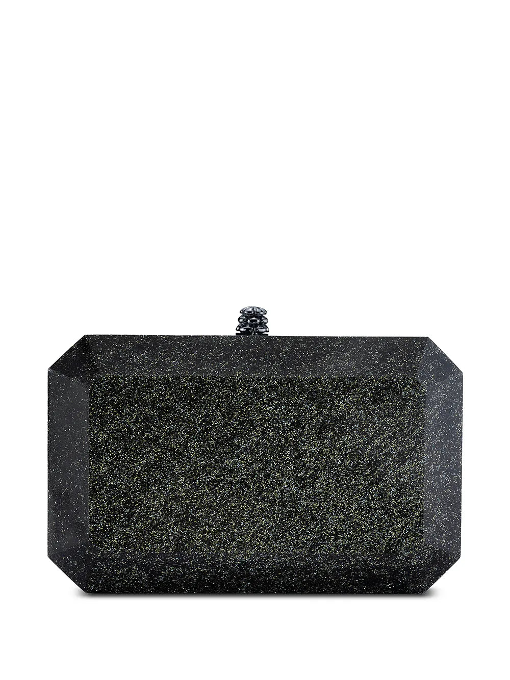 Tyler Ellismedium Perry glitter medley acrylic clutch bag