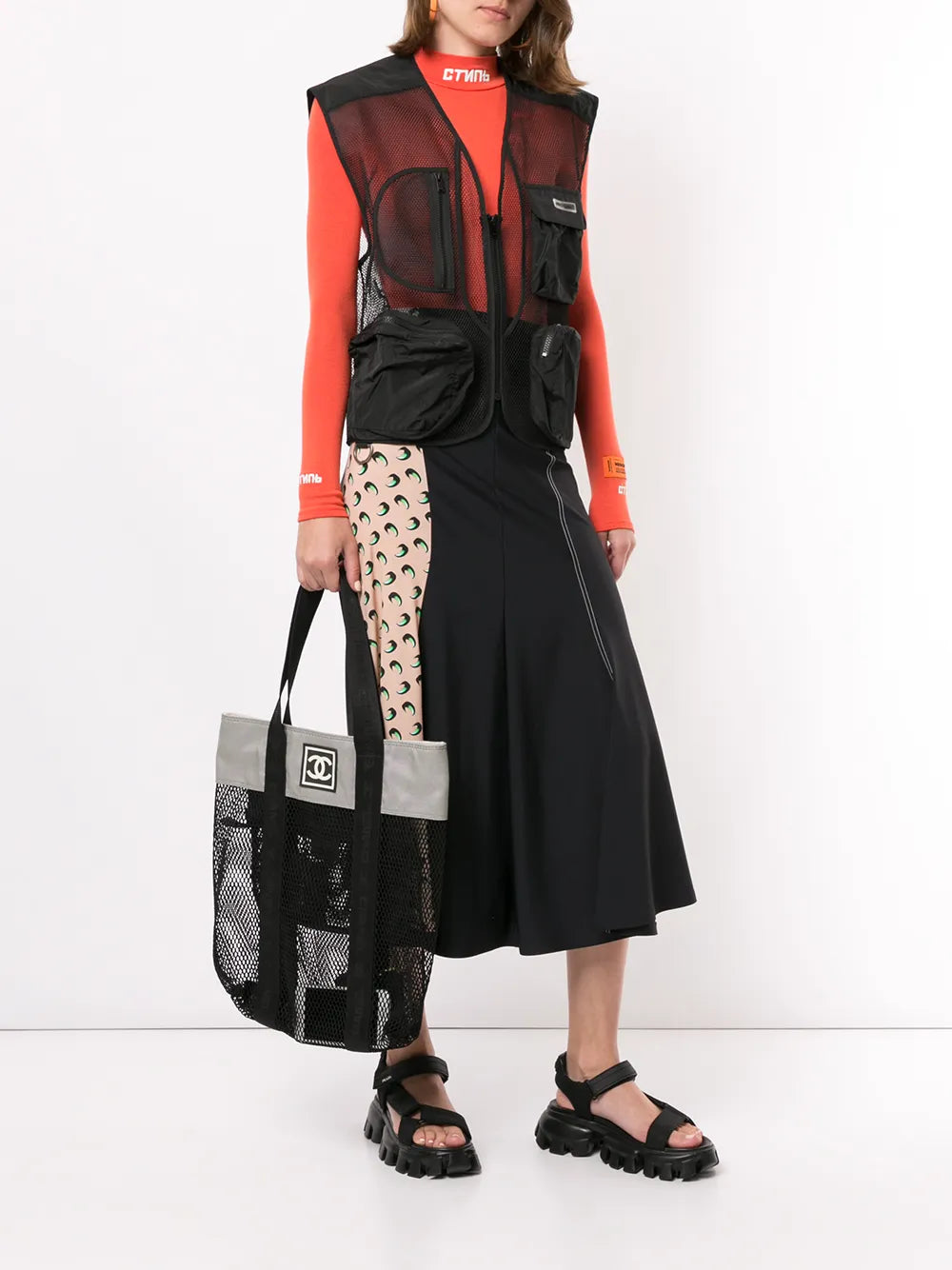 Pre-OwnedCHANEL Pre-Owned2003 Sport Line tote bag