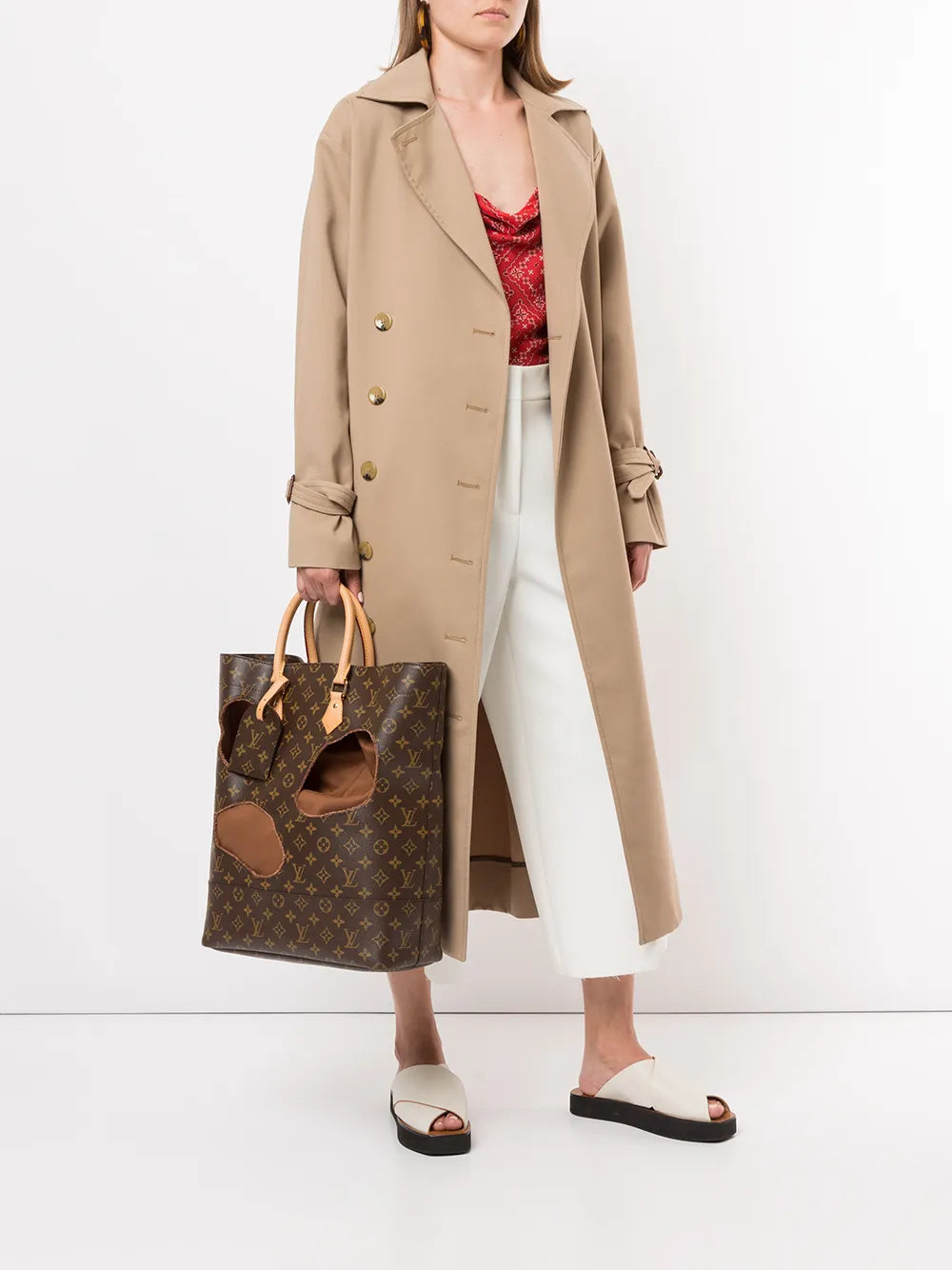 Pre-OwnedLouis Vuitton Pre-Ownedx Comme Des Garns 2014 Halls tote bag