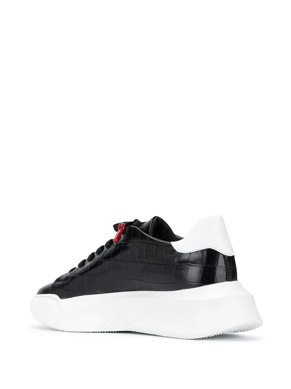 Giuliano Galiano Crocodile-Embossed Nemesis Sneakers
