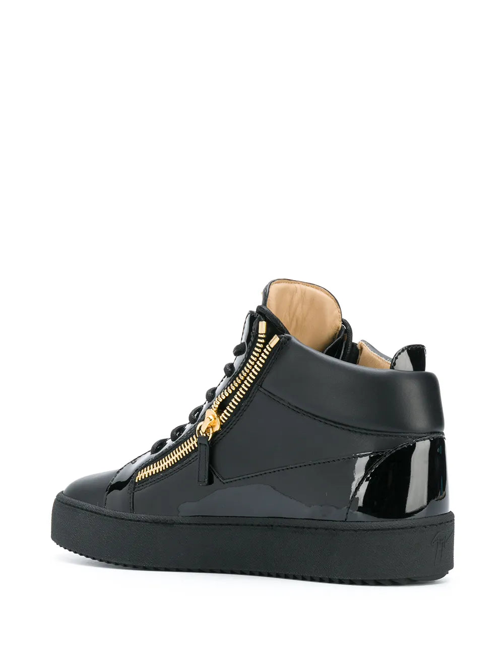 Giuseppe Zanotti Kriss Leather Mid-Top Sneakers