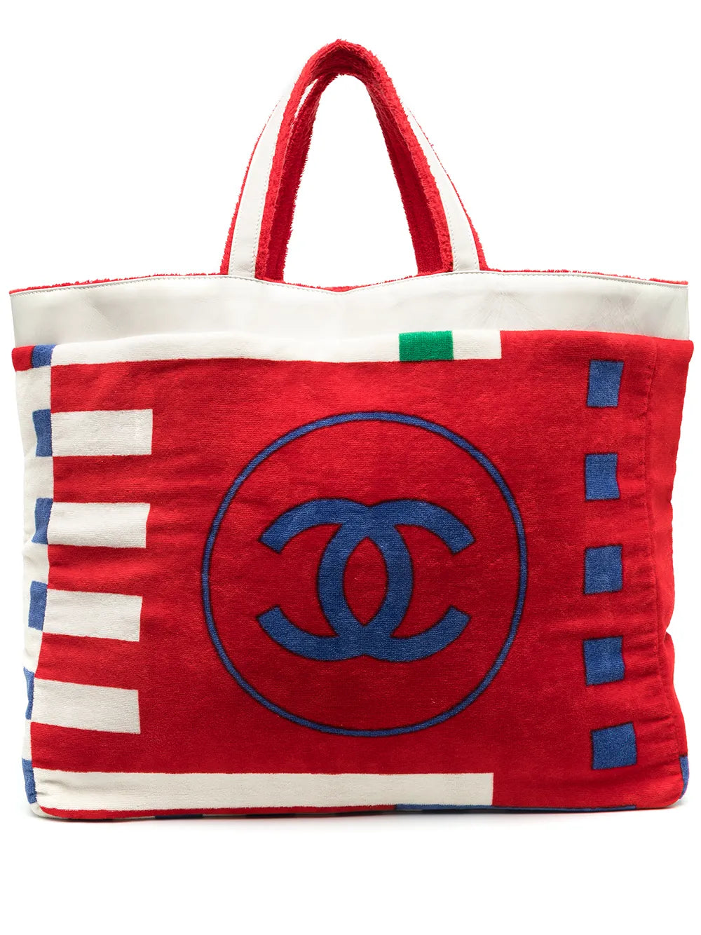 Pre-OwnedCHANEL Pre-OwnedCC terry-cloth tote bag