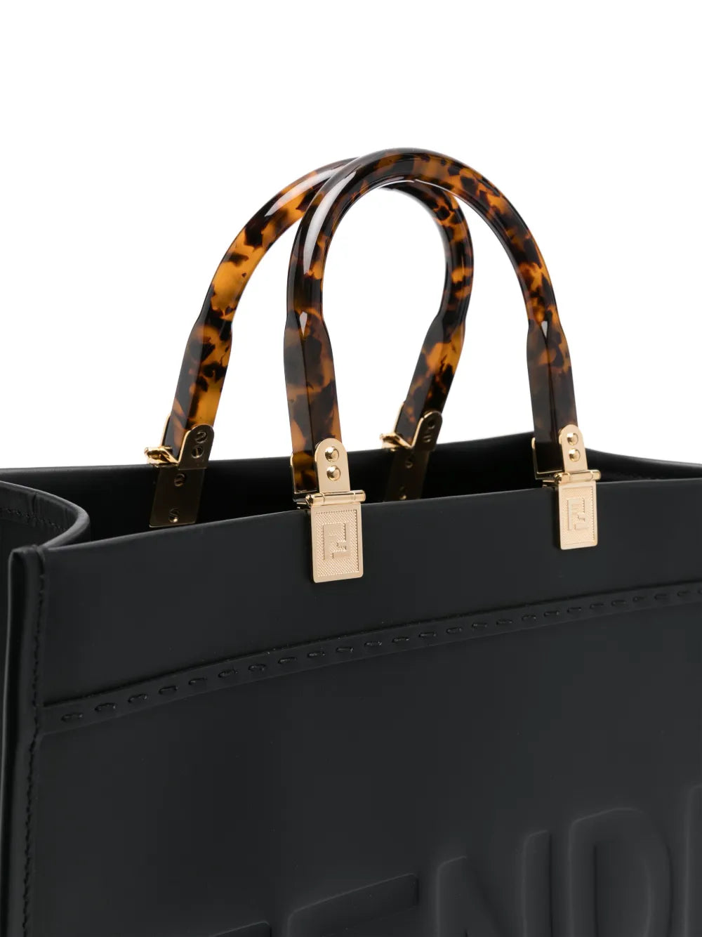 FENDISunshine logo-debossed tote