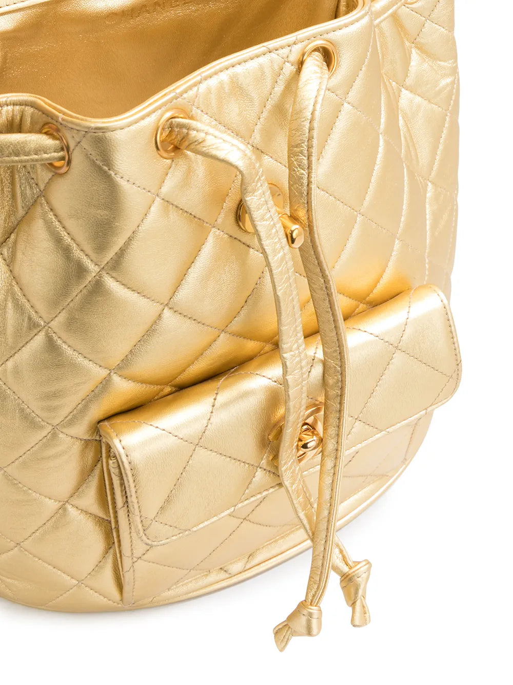 Pre-OwnedCHANEL Pre-Owned1992 CC diamond-quilted backpack