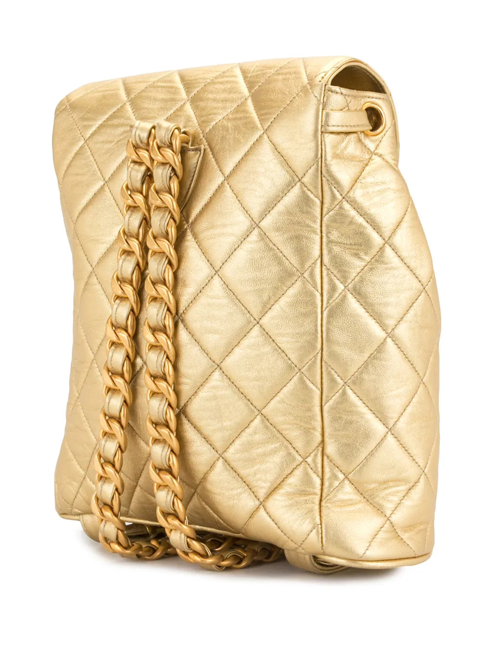Pre-OwnedCHANEL Pre-Owned1992 CC diamond-quilted backpack