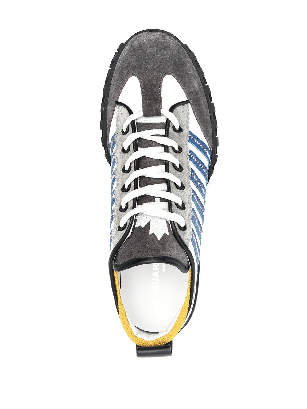 Dsquared2 Jagged Stripe Low-Top Sneakers