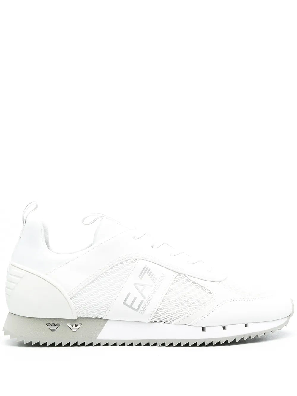 Ea7 Emporio Armani Logo Side Stripe Low-Top Sneakers